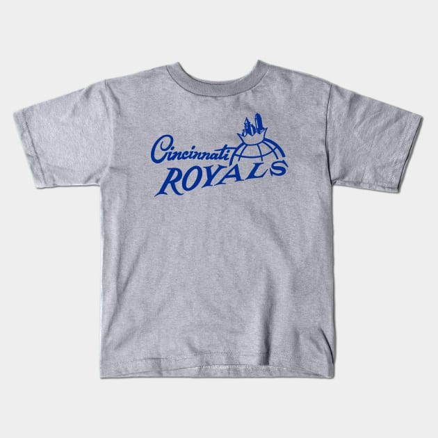 Cincinnati Royals Kids T-Shirt by sombreroinc